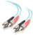 C2G 85505 fibre optic cable 2 m ST OFNR Turquoise