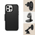 OtterBox Strada Series Folio MagSafe voor iPhone 15 Pro Max, Shadow (Black)