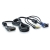 HPE 1x4 KVM Console 6ft USB Cable Tastatur/Video/Maus (KVM)-Kabel Schwarz 1,82 m