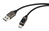 Renkforce RF-6249502 USB Kabel USB 2.0 2 m USB A USB C Schwarz, Metallisch