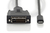 Digitus AK-300332-020-S video átalakító kábel 2 M USB C-típus DVI-D Fekete