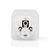 Nedis WIFIP121FWT Smart Plug 3680 W Haus Weiß