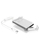 ICY BOX IB-AC703-C HDD-/SSD-behuizing Doorschijnend, Wit 2.5"