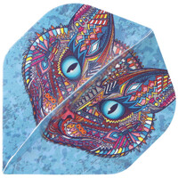 Designa Metronic Dartflight, Standard No.2, Multicolour Katze, 3 Stück