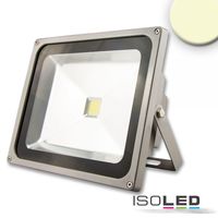 Article picture 1 - LED floodlight 50W :: warm white :: silver matt :: IP65