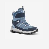 Children's Warm Waterproof Hiking Boots - Sh500 MTn Velcro - Size 7j - 2 - UK 9.5C EU28