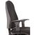 RS PRO Drehstuhl auf Rädern Gewebe Schwarz, höhenverstellbar 52 → 64cm mit verstellbarer Rückenlehne