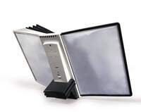 Durable SHERPA TABLE Extension Set | Module and 10 Panels | A4 Black & Grey