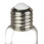 Relaxdays Deko Glühbirne LED zum Hängen, batteriebetriebene LED-Deko, kabellose Glühlampe mit Lichterkette, transparent