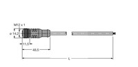 PROFIBUS-Leitung PUR RKSW 456-25M