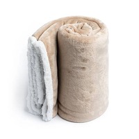 Coperta fleece e sherpa Liriope - beige/bianco 1403013