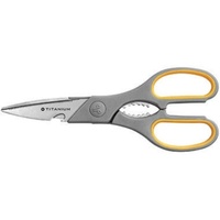 Westcott Schere Titanium Super E-30486 00 21cm grau/gelb