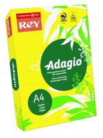 Rey Adagio Paper A4 80gsm Deep Yellow (Ream 500)