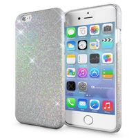 NALIA Glitter Hard Case compatible with iPhone 6 6S, Ultra-Thin Shiny Sparkle Smart-Phone Back Cover Skin, Protective Slim-Fit Elegant Protector Etui, Shock-Proof Bling Crystal ...