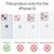 NALIA Klares Hartglas Case für iPhone 13, Transparent Regenbogen Effekt Anti-Gelb Kratzfest Tempered Glass & Silikon Bumper