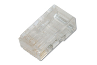 CAT 6 Modular Plug. 8P8C. shielded For Round Cable. two-parts plug