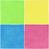 Reinigungstuch Evolon®; 40x40 cm (BxL); mehrfarbig; quadratisch; 8 Stk/Pck