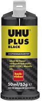 UHU Plus Black Hochviskos Kétkomponensű ragasztó 45685 50 ml