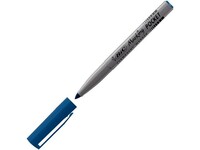 BIC® Marking Pocket 1445 Permanente Marker, Ronde Punt, 1 mm, Blauw (pak 12 stuks)