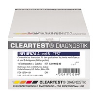 Influenza A+B Cleartest 10 Teste (1 Pack), Detailansicht