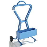 Strap dispenser for steel strapping