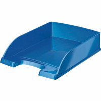 Briefablage Wow A4 Kunststoff blau metallic