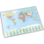 Schreibunterlage Landkarten 40x53 cm Welt politsch, engl,