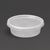 Fiesta Microwavable Deli Pot Lids in Polypropylene - Round Shape - Pack of 100
