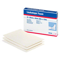 Leukotape Foam, Polstermaterial für Verbände, 30x20 cm, 10 Stück
