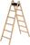 Holz-Stehleiter 2x6 Sprossen Leiterlänge 1,79 m Arbeitshöhe bis 3,00 m