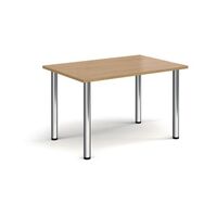Meeting room tables with radial legs