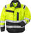 High Vis Jacke Damen Kl. 3 4129 PLU Warnschutz-gelb/schwarz Gr. L