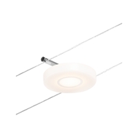 LED Seilsystem-Einzelspot DiscLED, 12V DC, 4.5W 3000K, inkl. Trafo 60VA, Kunststoff