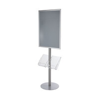Floorstanding Leaflet Stand / Poster and Leaflet Stand "Quattro"