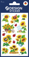 Blumenaufkleber, 85 x 160 mm, Kleinpackung, 20 Sticker / 2 Bögen
