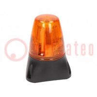 Avertisseur: lumineux-sonore; 20÷30VDC; 20÷30VAC; LED x8; orange