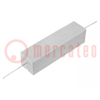 Resistor: wire-wound; cement; THT; 330mΩ; 30W; ±5%; 19x17x75mm