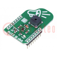 Click board; plaque prototype; Comp: CMT-8540S-SMT; buzzer