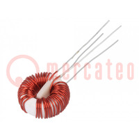 Inductor: wire; THT; 1mH; 900mA; 150mΩ; 230VAC; 6x5mm; -20÷50%; 10kHz