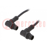Cable: for sensors/automation; PIN: 5; M12-M12; B code-Profibus