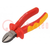 Pliers; side,cutting,insulated; 160mm