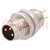 Connector: M8; male; PIN: 3; unshielded; socket; IP67; 60V; 2.5÷3.5mm
