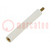 Insulating sleeve; Int.thread: M2,5; L: 40mm; UL94V-2; Body: white