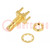 Socket; SMB; male; straight; 50Ω; THT; PTFE; gold-plated; Mat: brass