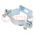T-bolt clamp; 30÷36mm; steel; Plating: zinc; industrial