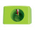 Spitzer STABILO® Spitzer für extradicke Stifte. (ohne Behälter), Kunststoff. (ohne Behälter), sortiert in 2 Farben: je 6 ST rot und grün. 40 mm x 34 mm