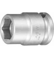 ASW Kraft-Steckschlüssel-Einsatz 3/8",13 mm magnet