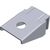 Produktbild zu Feltűzhető polctartó 11604, egyoldalas, nikkelezett acél