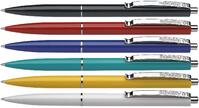 Kugelschreiber K 15, Druckmechanik, Ausführung Mine: M, blau, Farbe des Schaftes: sortiert