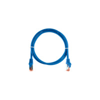NIKOMAX Patch kábel S/FTP CAT6a LSOH, Essential Series, 5m, kék